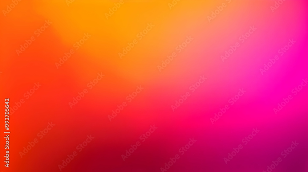 Poster abstract gradient background with smooth transition from orange to pink colors, perfect for minimali