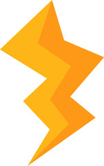 Shiny yellow lightning and thunder elements with many variations for your needs to use in natural themed designs or other themes


