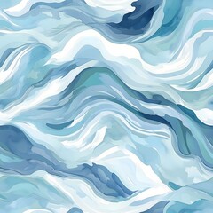 Background image with gentle waves lapping at the shore, perfect for any project needing a serene atmosphere