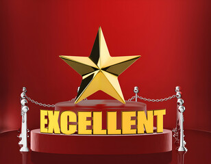 3d star and excellent podium