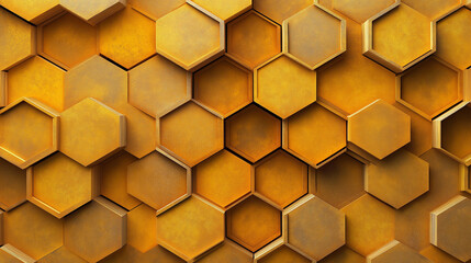 Honeycomb Pattern with Hebrew Text, a geometric honeycomb design integrated with Hebrew blessings for the new year, with copy space, Rosh Hashana