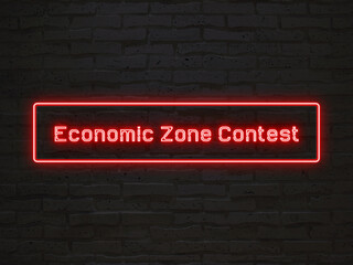 Economic Zone Contest のネオン文字