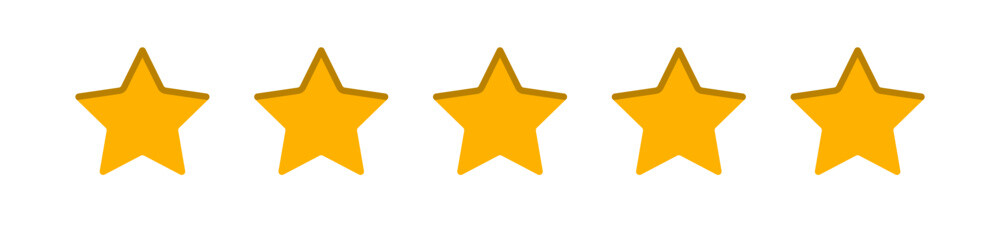 Five star rating goal. Quality feedback satisfaction concept. Achievement award survey reputation review satisfaction score symbol.	
