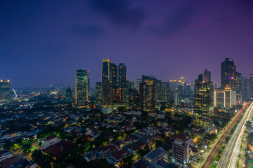 Obraz premium city at night