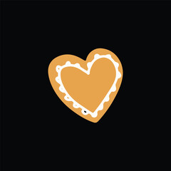 popular ginger bread on christmas day celebration. element stock  design. Christmas gingerbread cookies. Winter homemade xmas sweets in shape of gingerbread man and door with key, tree and snowflake, 