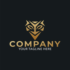 Fototapeta premium eagle face mascot logo