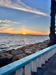 sunset over the sea © Dunia