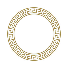 Naklejka premium ancient greek frame, ornament greece