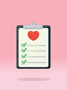 recommend clip art: To Do List Heart Love Guide