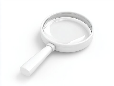 recommend clip art: A magnifying glass on a white background