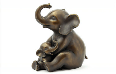 A photography of a baby elephant.