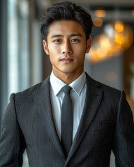 Fototapeta premium young indonesian business man