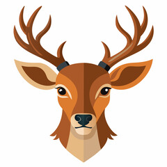 Elk Head Vector Design