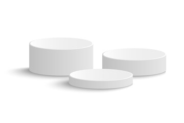 Cylinder podium tube, circle podium, stage. 3d Abstract minimal scene mockup products display studio, Stage showcase