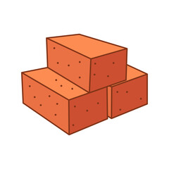 Building Material Bricks Illustration