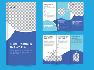 Tri-Fold Brochure Design For Travel Agency