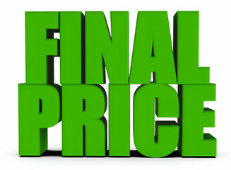 Final Price, 3d text