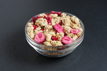 Cranberries roasted muesli