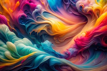 Obraz premium Elegant Abstract Wallpaper with Soft Colors and Fluid Shapes for Modern Background Designs