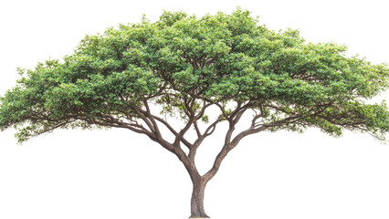 A fully grown tree, isolated and saved as a transparent file, no background