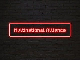 Multinational Alliance のネオン文字