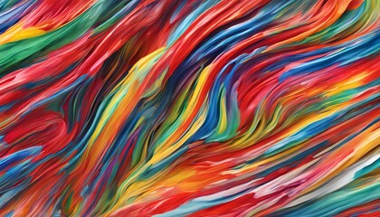 重なり合うカラフルなインクの曲線イメージ