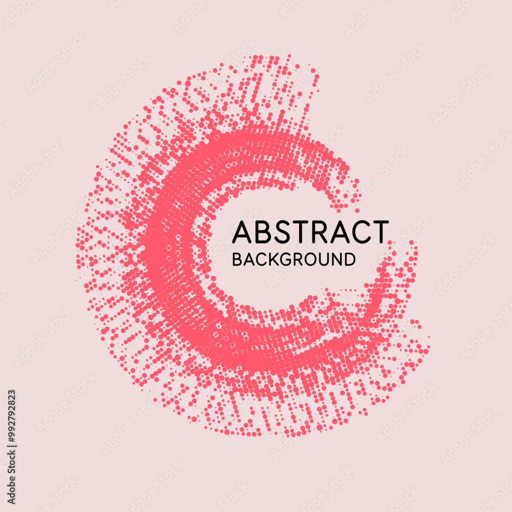 Poster abstract halftone background. beautiful bright background in a flat style. the illustration consists