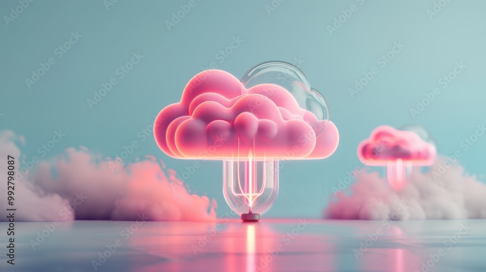 Poster transform your photography with surreal compositions of cloud security protocols visualized as magic