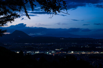 霊山からの夜景　大分
