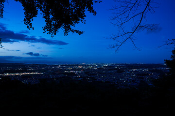 霊山からの夜景　大分