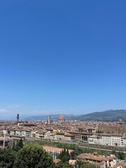 panorama view of florence