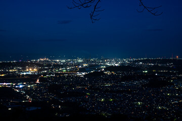 霊山からの夜景　大分