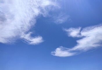 blue sky with clouds