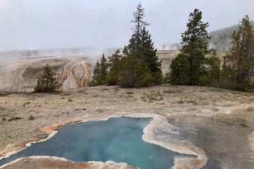 thermal water in the national park 