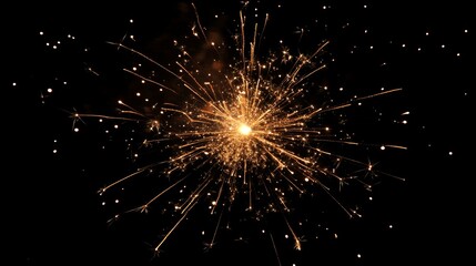 New Year Celebration Fireworks, a dazzling array of colorful sparks illuminating the night sky, marking the joyous arrival of the New Year with festive cheer and excitement