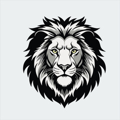 lion head vector