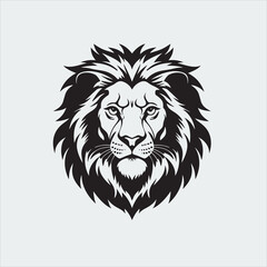 lion head vector