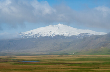 Fototapeta premium The Snæfellsjökull Glacier in Iceland