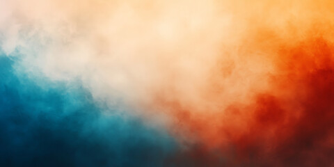 Obraz premium Abstract gradient background, blue and orange color gradients
