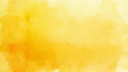 Obraz premium Yellow watercolor abstract background concept created with generative ai