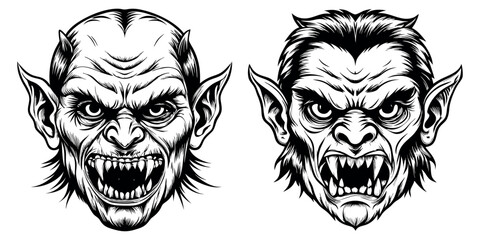 Halloween Visuals - Spooky Collection of Halloween-Themed Designs