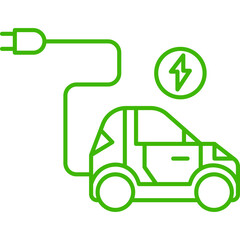 Electric Vehicle Icon