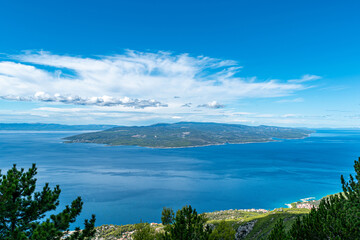 Makarska Riviera seafront on September, Croatia