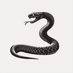 snake and animal vector
