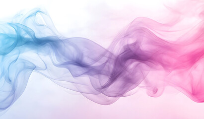 Abstract Colorful Gradient Waves on Soft Background Design