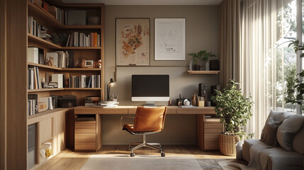 おしゃれな書斎