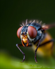 close up of a fly