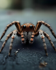 Fototapeta premium big spider on the ground