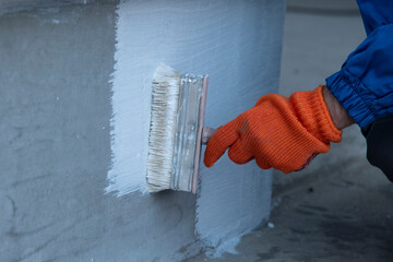 Waterproofing, priming process