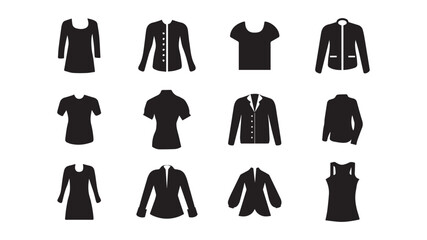 woman's winter cloth silhouette collection